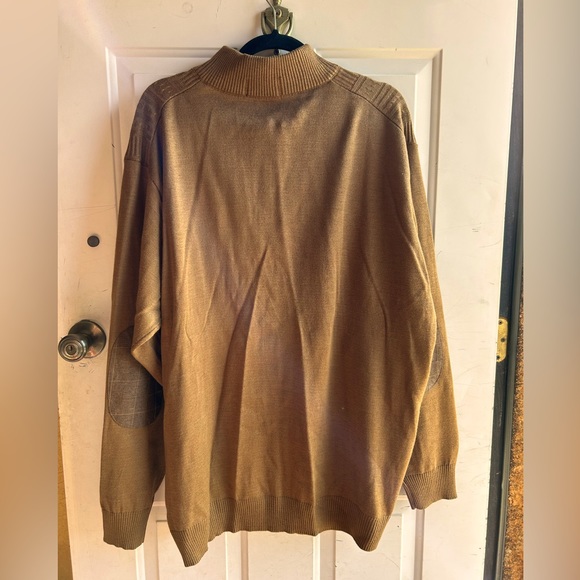 Steve Harvey Celebrity Edition Men’s 1/4 zip Pullover Sweater with Elbow Patches - Picture 5 of 5